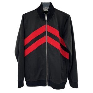 GIVENCHY Colorblock Pattern Bomber Jacket Mens Small Cardigan Full Zip Authentic